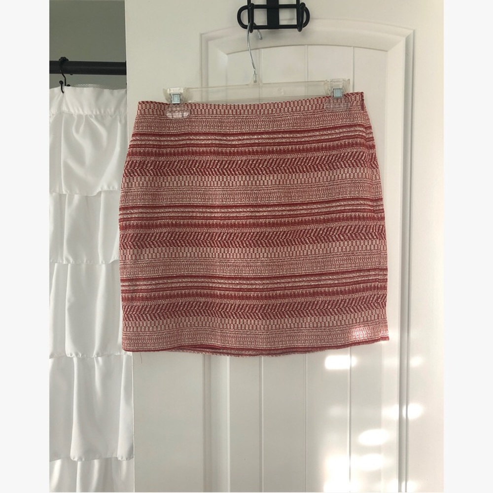 Red skirt